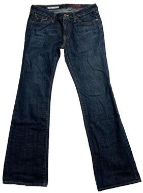 Sam And Billy Jeans Women's Sz 30R Blue Riley Low Rise Bootcut Made In USA EUC